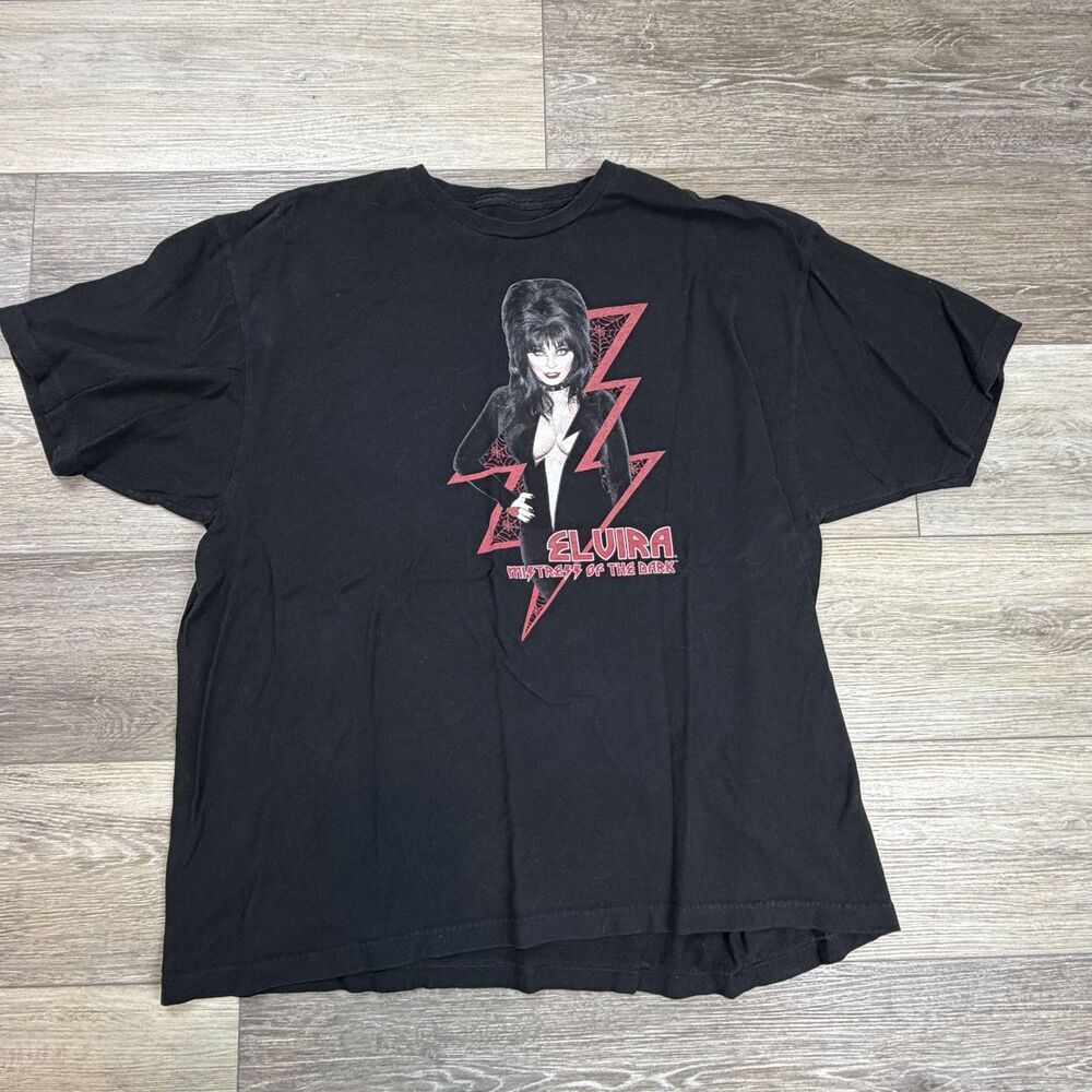 Elvira Mistress Of The Dark Kreepsville Shirt Mens 2XL Black Graphic Tee